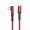 Cable Length:1m Color:Red, variant on Type C to Type C Braided 100W Charging Cable for Desk Home Travel Use Daily