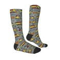 thumbnail image 3 of Balery Funny Construction Fun Novelty Socks Men'S Women'S Crew Socks Funny Crazy Novelty Socks Quirky And Cool Socks, 3 of 9