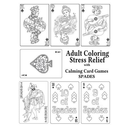 Adult Coloring Stress Relief with Calming Card Games : (Best Stress Relief Games)