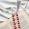 thumbnail image 6 of Kdxio Lilies Flowers Print Metal Tassel Bookmarks,Perfect Gift for Art Lovers and Bookworms Metal Bookmarks for Women, 6 of 8