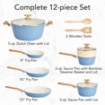 thumbnail image 2 of Juego de utensilios de cocina GoodCook Healthy Ceramic Titanium 12 piezas, 2 of 9