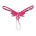 thumbnail image 3 of Baqcunre Sexy Transparent Hot Embroidered Pearl Massage T Pants Open Crotch Thong Panties Sexy Lingerie For Women 2023 Thongs For Women Sexy Underwear For Women,Womens Underwear,Color Hot Pink, 3 of 3