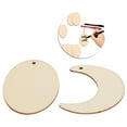 thumbnail image 4 of 100 Uds Pendientes colgantes de madera sin terminar ganchos para pendientes en blanco para pendientes de mujer fabricación de joyas artesanales DIY ANGGREK Otros, 4 of 8