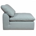 thumbnail image 2 of Sunset Trading Puff 44" Slipcovered Fabric Armless Chair in Ocean Blue, 2 of 7