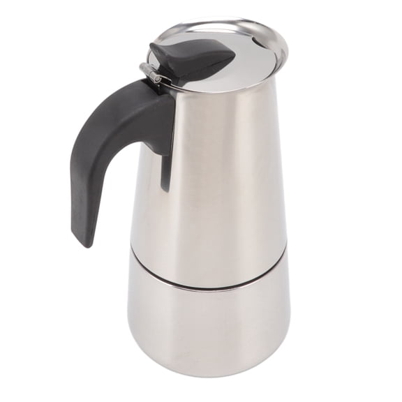 Suodoka Stainless Steel Stovetop Espresso Maker Portable Moka Pot Coffee Maker for Home Outdoor Camping, 100ml / 3.4 oz