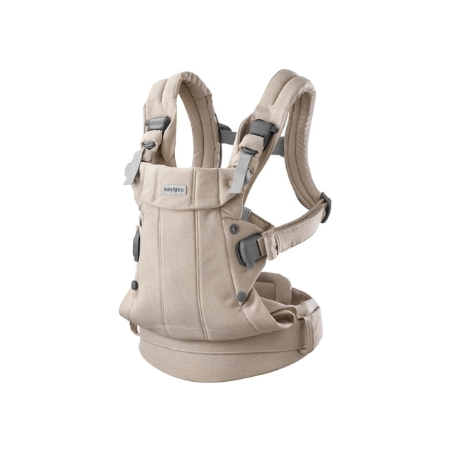 Portabebé BabyBjörn Harmony Woven Mélange Beige Claro