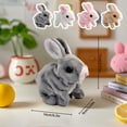 thumbnail image 3 of XFGOU Electric Rabbit Toys and Hobbies Bunby My Realistic Bunny Toy Vitality Bunny Vitality Stuffed Bunny With Sounds And Movements Handmade Interactive Bunny Electric plush toys, 3 of 9