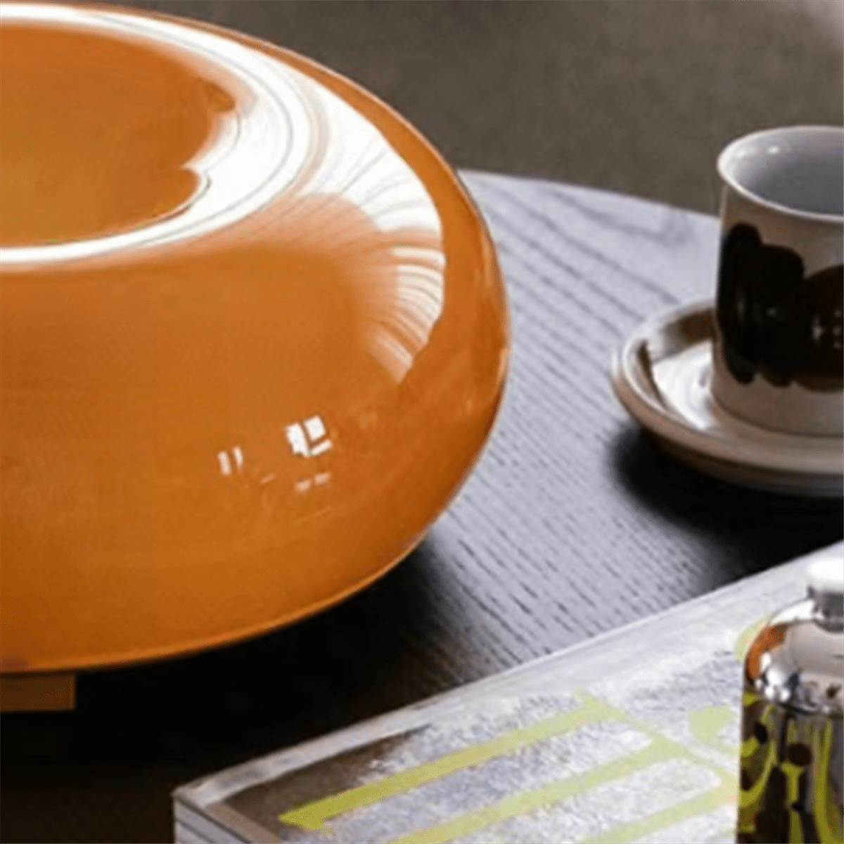 Orange Donut Lamp, Mid Century Modern Bedside Novel Art Deco Beautiful Table and Wall Decoration Lamp