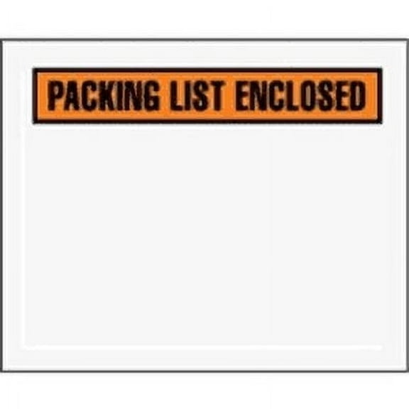 4 1/2 x 6" Panel Face Packing List Envelope [Pack of 1000]