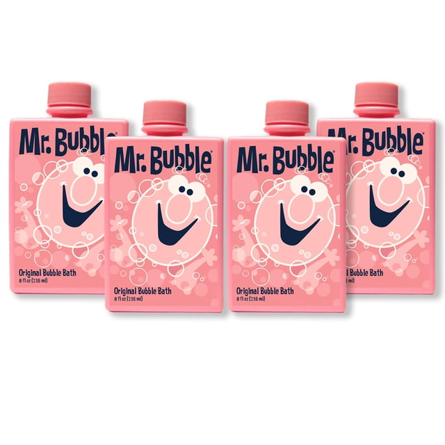 Bubble Bath Mr. Bubble Original, aroma a chicle, 240 ml, 4 unidades