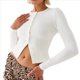 thumbnail image 3 of Blusas de Larga para Mujer, Cárdigan Ligero de Otoño, Camisetas para Salir, Blusas Acanaladas con Botones, Lindas y A L, 3 of 9