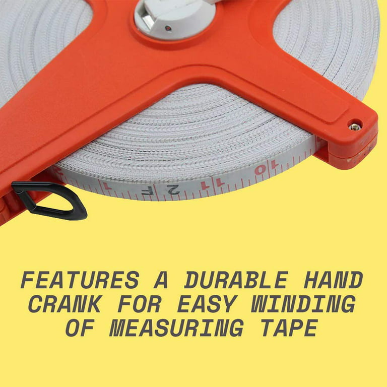 Everything You Need, Open Reel Measuring Tape - 330 Foot Reel Fiberglass  Tape