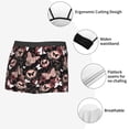 thumbnail image 6 of Fotbe Butterflies1 Men’s Total Support Pouch Boxer Briefs, X-Temp Cooling, Moisture-Wicking Underwear, Regular, Long-leg and Trunk-X-Large, 6 of 9