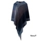 thumbnail image 3 of Qarigey Poncho de invierno para mujer, Jersey de punto a rayas, chal con borlas, fiesta de moda, fiesta en la playa, accesorios para fotos, Abrigos y chamarras Azul oscuro, 3 of 6