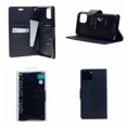 thumbnail image 3 of TopSave Goospery CANVAS Card Holder Fabric Folio Wallet Flip Case For iPhone 14 Pro Max (6.7"), Black, 3 of 3