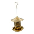 thumbnail image 4 of Comedero para pájaros, contenedor de comida para pájaros de hierro, compacto, ligero y versátil, ideal para decorar tu patio, porche, jardín y césped. Patrón de pájaro, 4 of 8