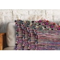 thumbnail image 5 of Ox Bay Multi Striped Recycled Materials Square 4 Piece Throw Pillow Set, 5 of 9