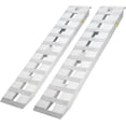 thumbnail image 1 of Heavy-Duty Aluminum Loading Ramps Set of 2,6000 lbs Capacity,Heavy-Duty Loading Ramps with Top Hook Attaching End for Truck, Tractor, ATV, UTV, Lawn Mower, 1 of 7