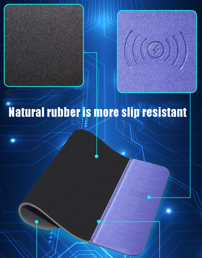 Wireless Charging Mouse Pad 2 in 1 Mouse Mat