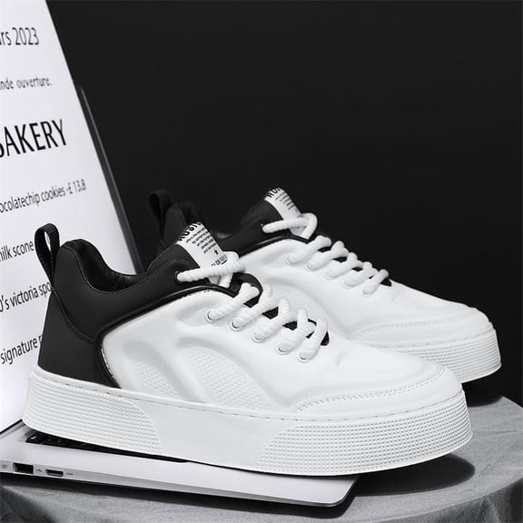Low-top casual sneakers fashion versatile Men's shoes breathable non-slip wear- shoes| Men's Low - Top Sneakers