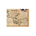 thumbnail image 4 of Historic Map - Oxfordshire County England - Jansson 1646 - 23 x 29.08 - Vintage Wall Art, 4 of 5