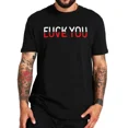 thumbnail image 1 of Camiseta unisex de manga corta de algodón con texto "Te amo", ideal para parejas, con texto en rojo y blanco, talla UE., 1 of 7