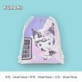 thumbnail image 1 of Hello Kitty Kulomi Melody Cartoon Drawstring Bag Sanrio Original Anime Portable Storage Bag Women Fitness String Backpack Gifts, 1 of 6