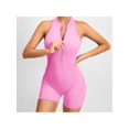 thumbnail image 4 of Women's Yoga Zipped Tank Top Jumpsuit Gym Sleeveless one Piece Fashion Jumpsuit, Sport Casual Wear, 4 of 5