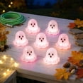 thumbnail image 2 of 2Pcs Luminous Resin Figurines, Halloween Diy Craft Decorations Mini Ghost Figures Glow In The Dark Tiny Statue For Party Home Tabletop Dollhouse Decor, 2 of 6