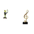 thumbnail image 1 of Figura de escritorio,Estatua de rana camarero,estante,escritorio,decoración del hogar,Figura de escritorio,Escultura de nota musical para escritorio,oficina,decoración del hogar,Figura, 1 of 8