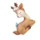 thumbnail image 1 of Bewildely Lindo ciervo pastel Topper resina Sika ciervo hogar ornamento para boda Feliz Navidad fiesta postre horneado Decoración Decoración del hogar Numero 3 Bewildely HA041487-03, 1 of 6