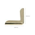 thumbnail image 2 of TEHAUX 50 Pcs Protecteurs d'Angle en Métal pour Livres Couvertures d'Angle de Livres Bronze Rentrée des Classes, 2 of 6