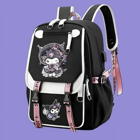 Sanrio Hello Kitty Backpack Mochilas Aestethic Kuromi Cinnamoroll Babycinnamoroll Student Schoolbag Large Capacity Good-looking