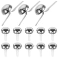 thumbnail image 1 of Phenofice 200Set Trendy Metal Brads Paper Fasteners For Artists And Designers Silver Mini, 1 of 8