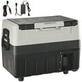 thumbnail image 4 of BENTISM Car Refrigerator 58Qt, 12v Portable Freezer with  Dual Zone, 12/24V DC & 110-240V AC Electric Cooler with -4℉-50℉ Cooling Range, for Car Truck Vehicle RV Boat, 4 of 9