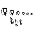 thumbnail image 1 of koolsoo 9 Pcs de Guides de Canne à Pêche Taille 8 à 25 pour Canne à Pêche / Surf, 1 of 9