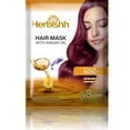 thumbnail image 3 of (4 pack) Herbishh Hair Mask with Argan Oil-Deep Conditioning & Hydration For Healthier Looking for very Dry, Weak, Stressed Out Hair, No Silicones, Sulphates, Parabens, 25ml), 3 of 11