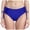 Blue, variant on Women Bikini Bottoms LowWaist Bathing Suit Swimsuit Ruched Swim Bottom(Hot Pink,S)