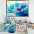 thumbnail image 3 of Designart 'Ornamental Colourful Trees V' Modern Framed Art Print, 3 of 4