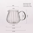 thumbnail image 6 of Glass Coffee Mug with Convenient Handle Tea Glasses for Hot/Cold Beverages Thermal Shock Resistant Tempered Glass Mugs for Cappuccino Latte Espresso, 6 of 11