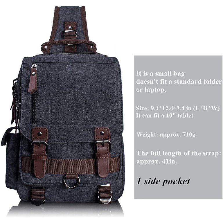 PU Leather Smallbag Cross Body Bag Shoulder Messenger Side Bag Men's