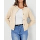 thumbnail image 3 of Suéter PRETTYGARDEN Beige Cardigan de Manga Larga con Botones Talla L, 3 of 6