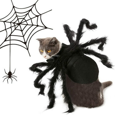Halloween Dog Cat Spider Costume for Halloween Party Decoration, Halloween Cosplay Costumes for Small Dogs and Cat, Puppy Cat Dress Up Accessories
