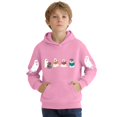thumbnail image 5 of Qingpeng Boys Girls Hoodie Pullover Sweatshirt Book Lover Halloween Graphic Long Sleeve Top with Pocket, 5 of 5