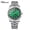 Green, variant on Men's Business Quartz Watch – Waterproof, Stainless Steel, Luminous Dial