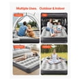 thumbnail image 6 of Car Air Mattress, Toyota 4Runner & Jeep Wrangler, Inflatable Camping Bed, Portable Travel Mattress, Built-in Pump, 2 Pillows, Gray, 6 of 6