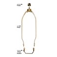 thumbnail image 4 of Royal Designs, Inc. Harpe Robuste pour Abat-Jour, 7.5 Pouces, Base Brun Poli, 4 of 10