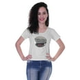 thumbnail image 1 of Moomaya T-shirt à Manches Courtes pour Femmes avec Col Rond, Écusson à Paillettes, Coupe Décontractée - IE, 1 of 7