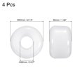 thumbnail image 2 of Uxcell 54mm Skateboard Wheel Street Wheels for Skateboards Cruiser Wheels 85A, White 4 Pack, 2 of 4
