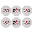 thumbnail image 2 of Balery 6 Pcs Gnome Home With A Cute Gnomeleather Coasters Set, Drink Table Cup Coasters For Living Room Kitchen Coffee Decor, 2 of 9